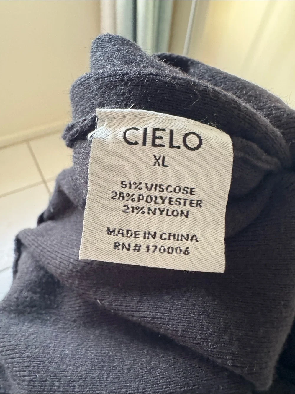 Cielo Black Wide-Leg Knit Joggers